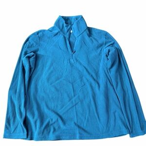 Columbia Sportswear Blue Fleece Half Zip Pullover | Size L